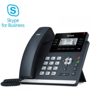Yealink T42STéléphone IP professionnel compatible avec Microsoft Skype for Business